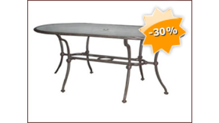 Table en aluminium, L.180.0 cm SEVILLE